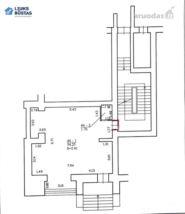 58 kv.m. komercinės patalpos itin patogioje - nuotraukos Nr. 16