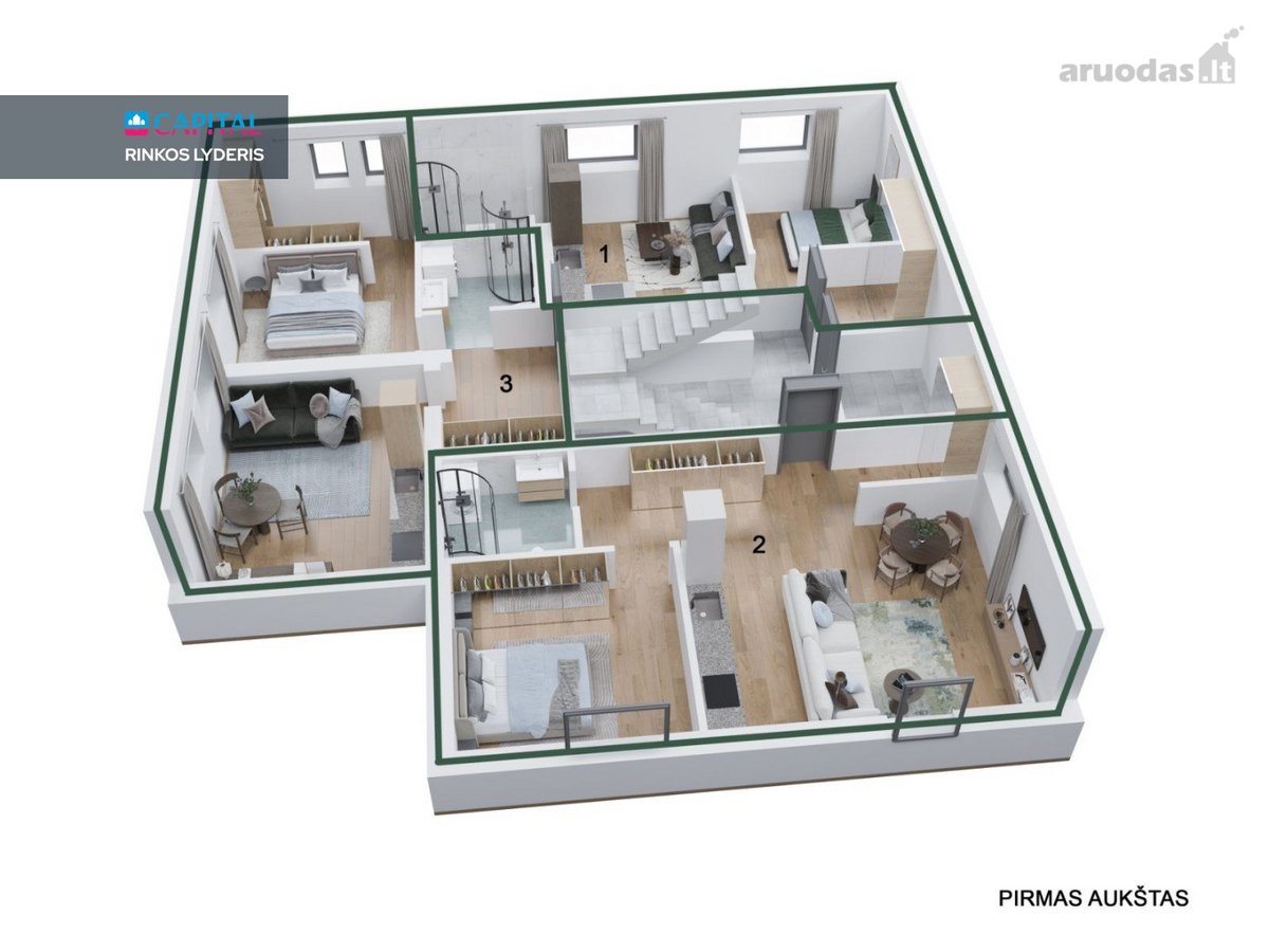 Upelio Apartamentai – Nauji Namai Gamtos - nuotraukos Nr. 12