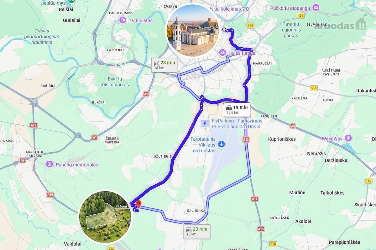 Parduodamas 25,61 A Namų Valdos Sklypas Miško - nuotraukos Nr. 5