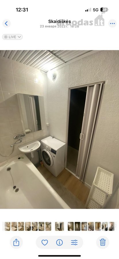 Išnuomojamas atnaujintas 2 kambarių butas. - nuotraukos Nr. 12
