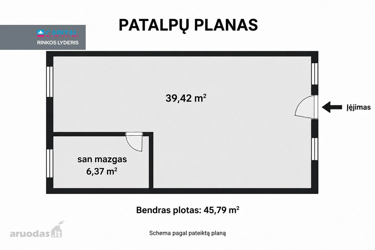 Išnuomojamos Patalpos Kauno Centre, - nuotraukos Nr. 3