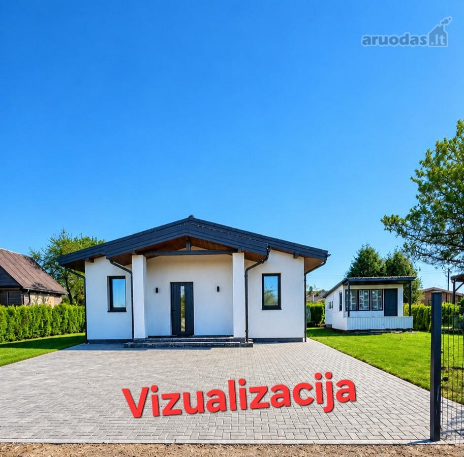 Naujas namas uz buto kaina, su nuosavų kiemų - nuotraukos Nr. 20