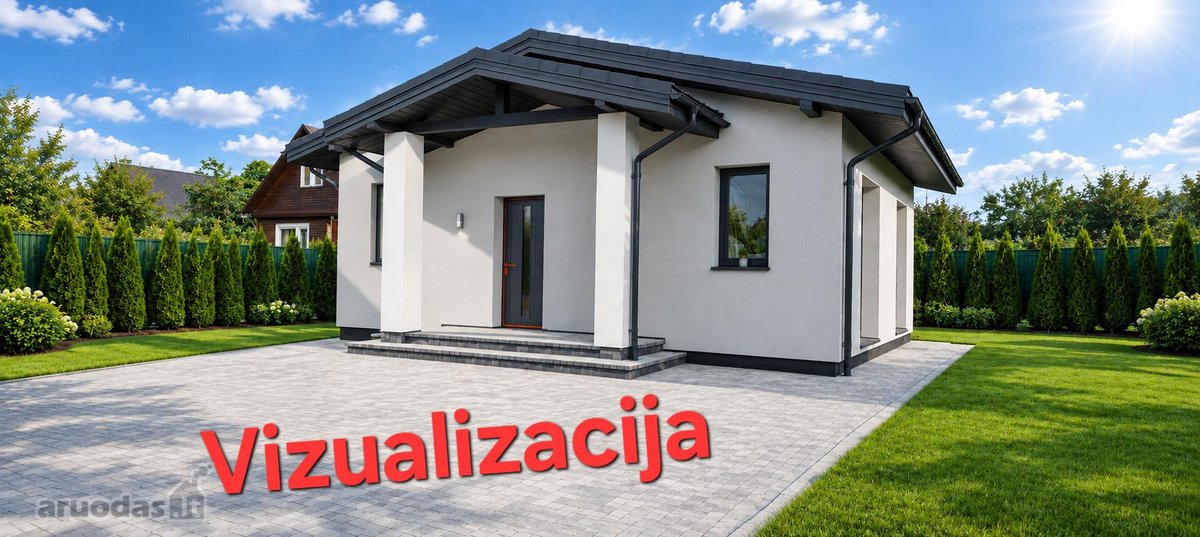 Naujas namas uz buto kaina, su nuosavų kiemų - nuotraukos Nr. 21