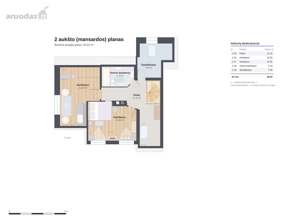 Parduodamas namas su priestatu 270 m² (viso - nuotraukos Nr. 7