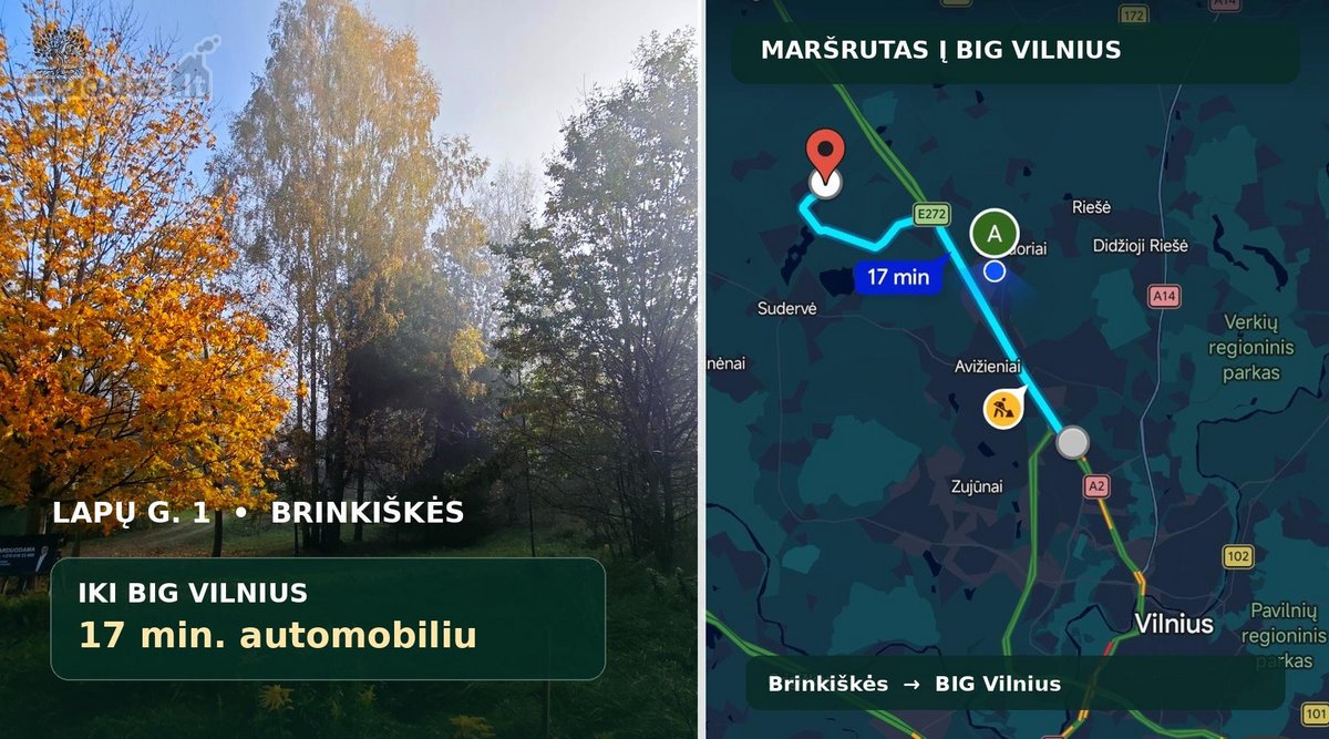 Kampinis 6 a sklypas Brinkiškėse  Asfaltas  - nuotraukos Nr. 11