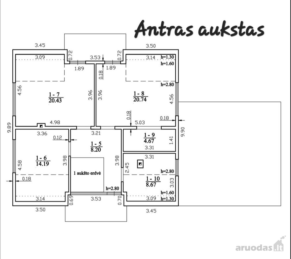 Gyvenamasis plotas – 200 kv. m. - nuotraukos Nr. 9