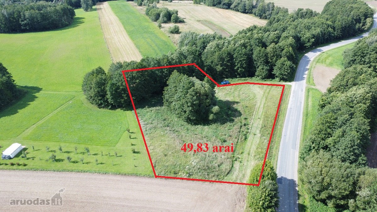 Parduodamas erdvus 49,83 aro sklypas, žemės - nuotraukos Nr. 6