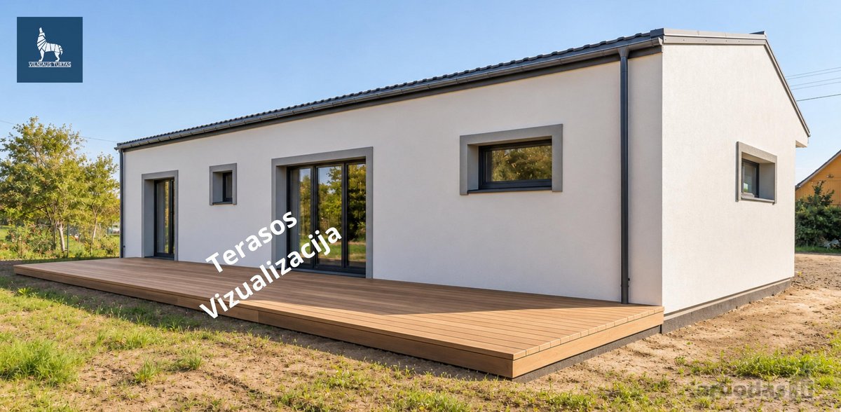 Parduodamas naujos statybos A++ namas su garažu - nuotraukos Nr. 4