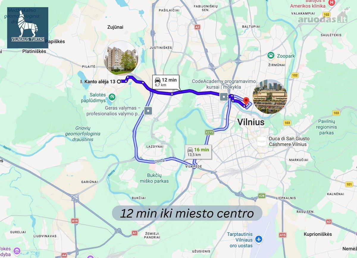 Vieno Kambario Butas Su Atskira Virtuve, - nuotraukos Nr. 20