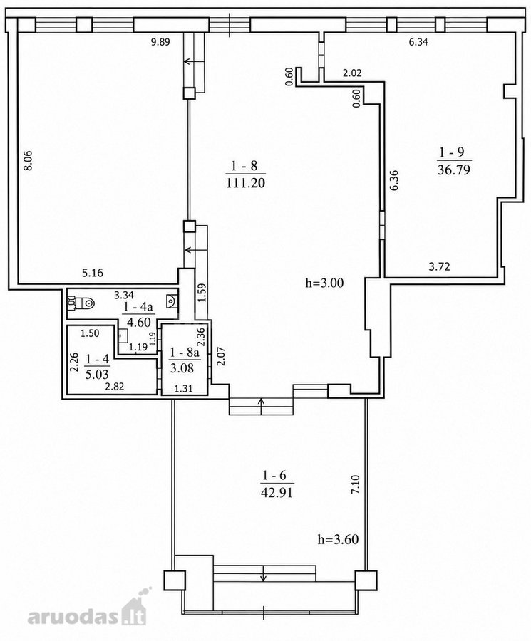 Parduodamos komercinės patalpos Draugystės g. - nuotraukos Nr. 9