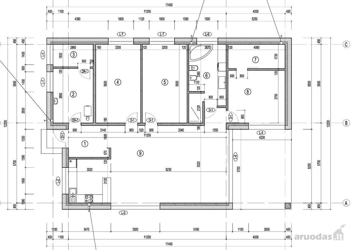 Gyvenamas plotas 150 m². Garažas su pirtimi - nuotraukos Nr. 24