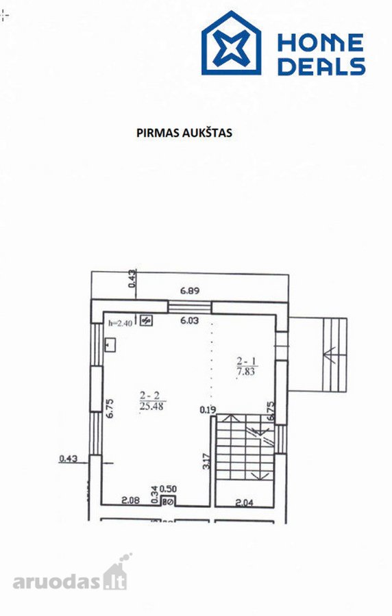 Šis dviejų aukštų sublokuotas namas prie pat - nuotraukos Nr. 34