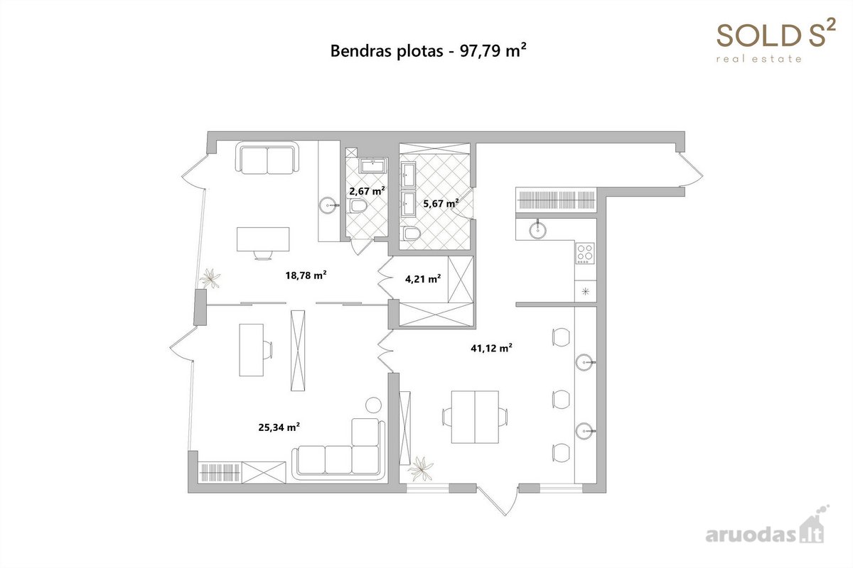 Naujos statybos pastate Subačiaus gatvėje, - nuotraukos Nr. 10