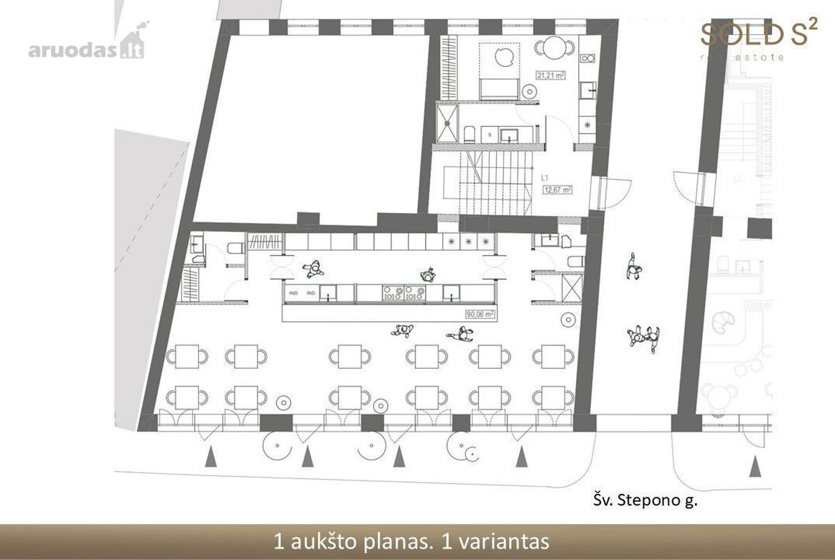 Vienpusės Šv. Stepono gatvelės pradžioje - nuotraukos Nr. 7