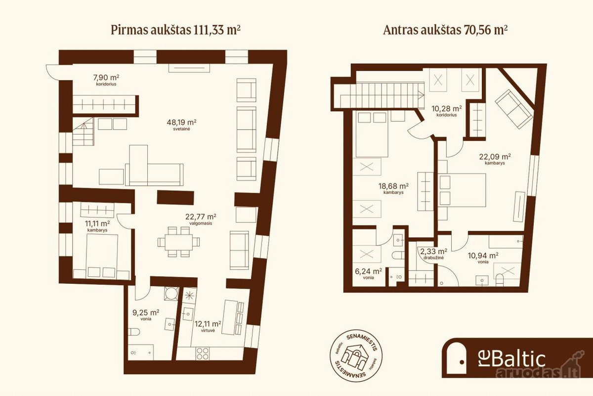 Išskirtiniai, itin erdvūs apartamentai - nuotraukos Nr. 29