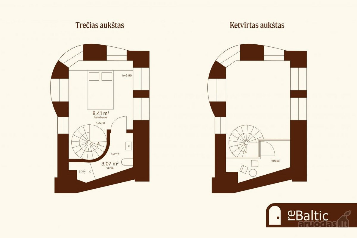Autentiški apartamentai įsikūrę istoriniame - nuotraukos Nr. 30