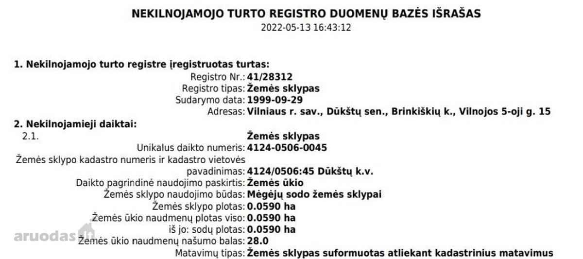 Parduodami 2 Besiribojantys Sodo Sklypai - nuotraukos Nr. 13