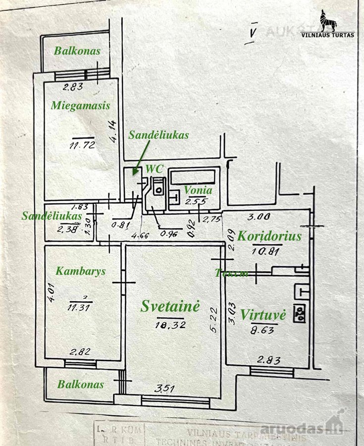 Parduodamas 3 Kambarių Butas Fabijoniškėse – - nuotraukos Nr. 26
