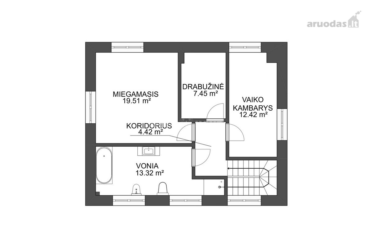Parduodamas jaukus, šviesus, išskirtinai sau - nuotraukos Nr. 62