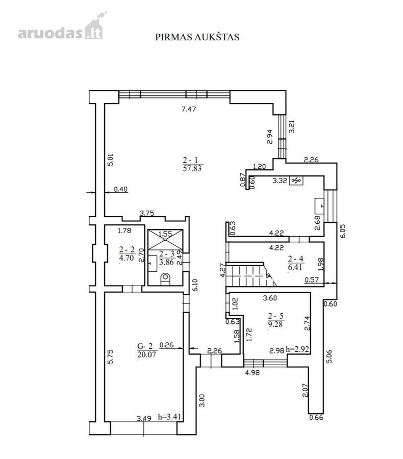Parduodamas stilingai įrengtas 167,17 m² - nuotraukos Nr. 38