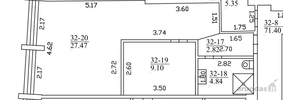 Nuomojamos Naujai Įrengtos Komercinės - nuotraukos Nr. 12