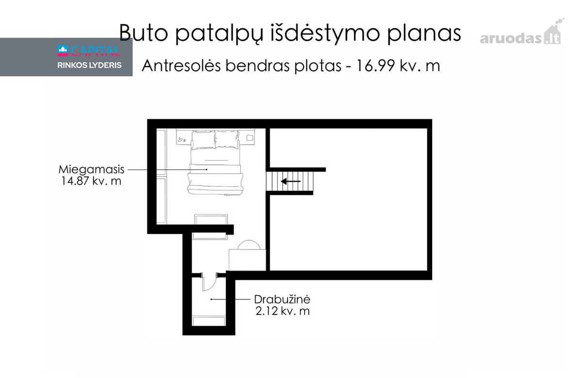 Parduodamas Erdvus 3 Kambarių 104 kv.m Butas - nuotraukos Nr. 31
