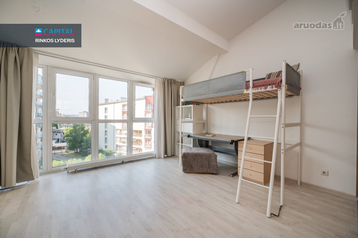 Išnuomojamas Erdvus 3 antresolė Kambarių 104 - nuotraukos Nr. 13