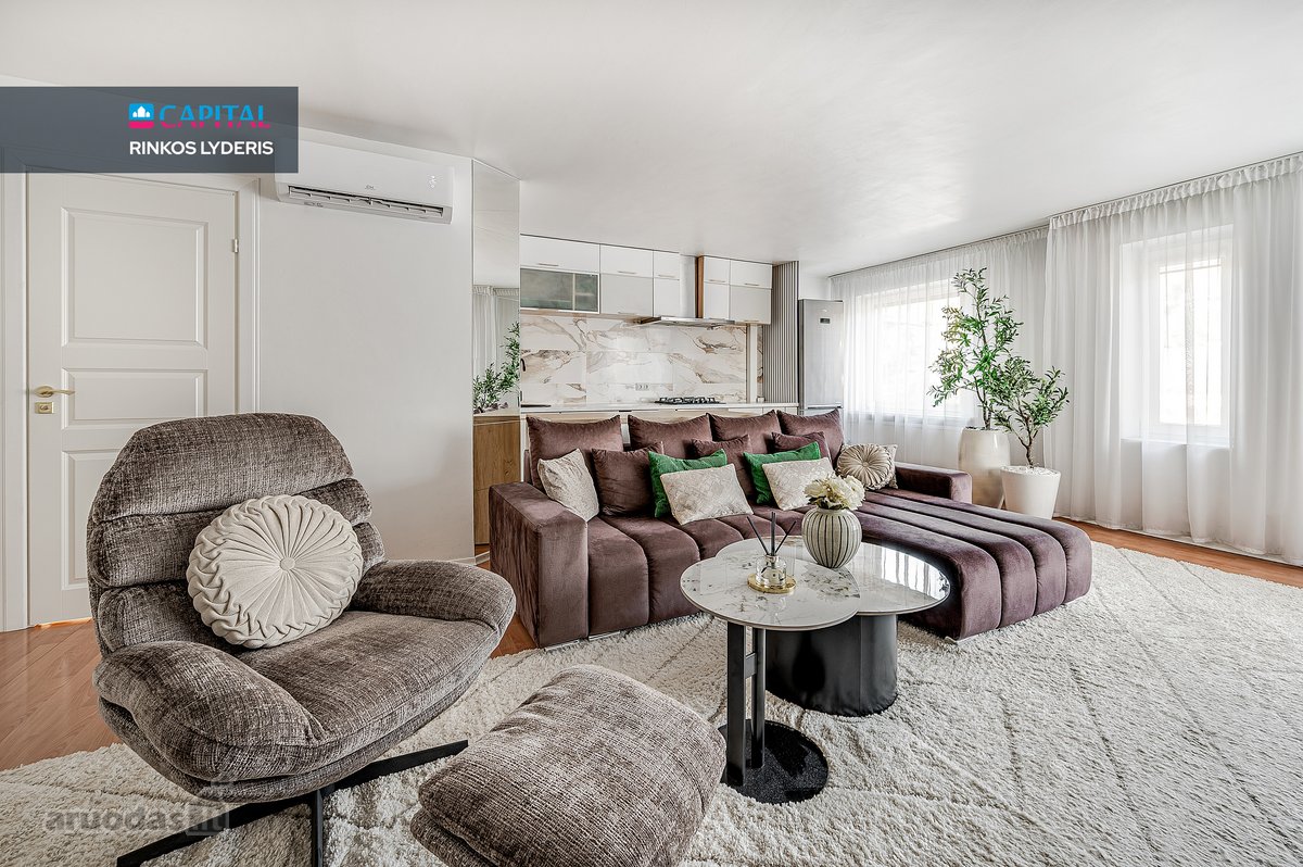Parduodamas Erdvus 77,22 m² 3 Kambarių Butas - nuotraukos Nr. 22