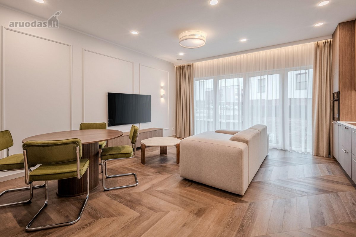 Nuomojamas Naujai Įrengtas 72 M², 3 Kambarių - nuotraukos Nr. 2