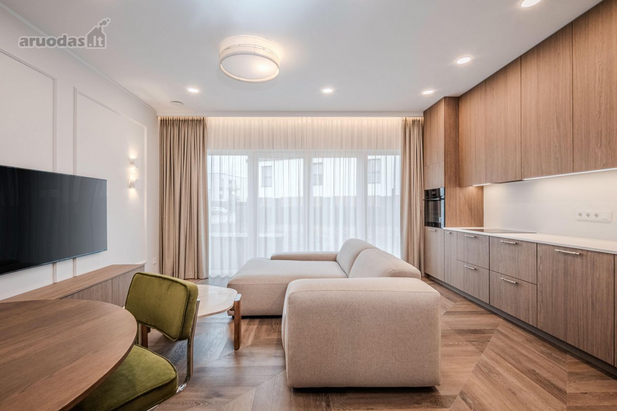 Nuomojamas Naujai Įrengtas 72 M², 3 Kambarių - nuotraukos Nr. 3