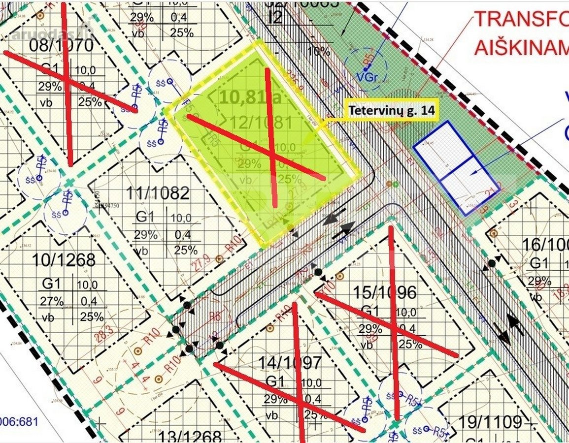 Parduodamas namų statybai skirtas sklypas – - nuotraukos Nr. 11