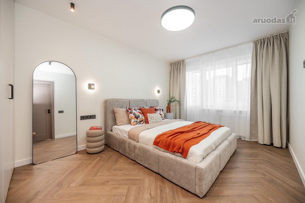 50,75 m²  3 kambariai  6/9 aukštas  balkonas  - nuotraukos Nr. 2