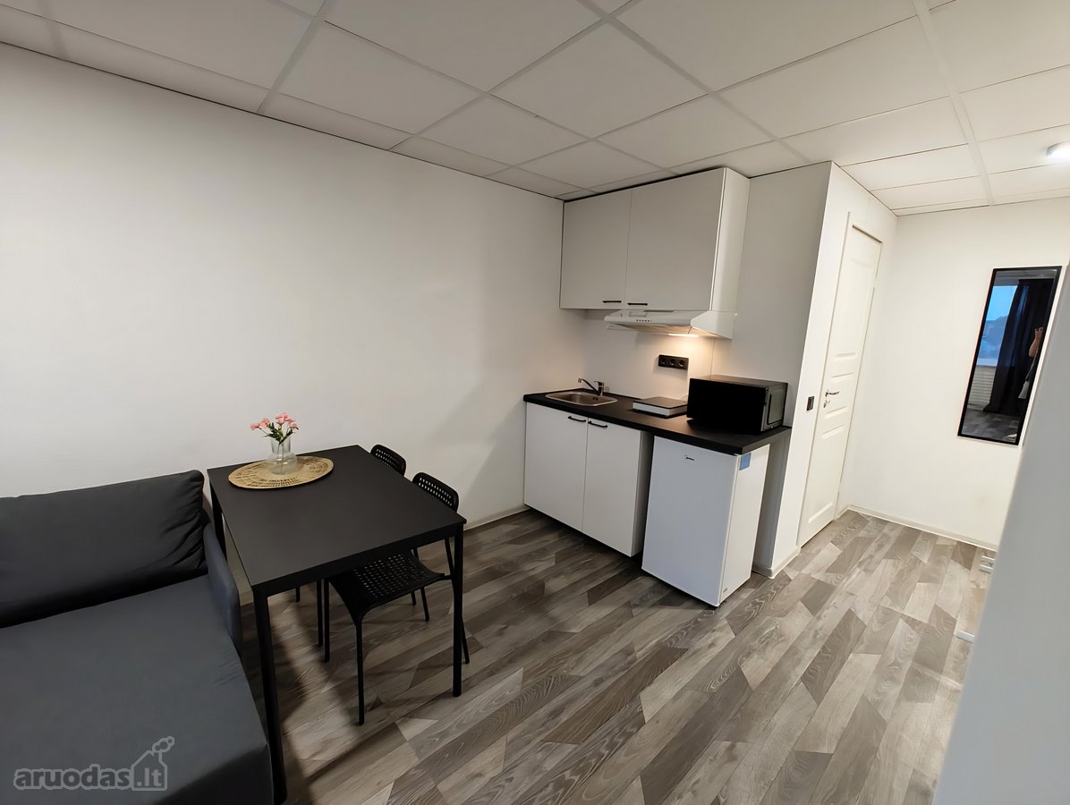 Nuomojamas Erdvus 20 m² Studijos Tipo Butas - nuotraukos Nr. 3