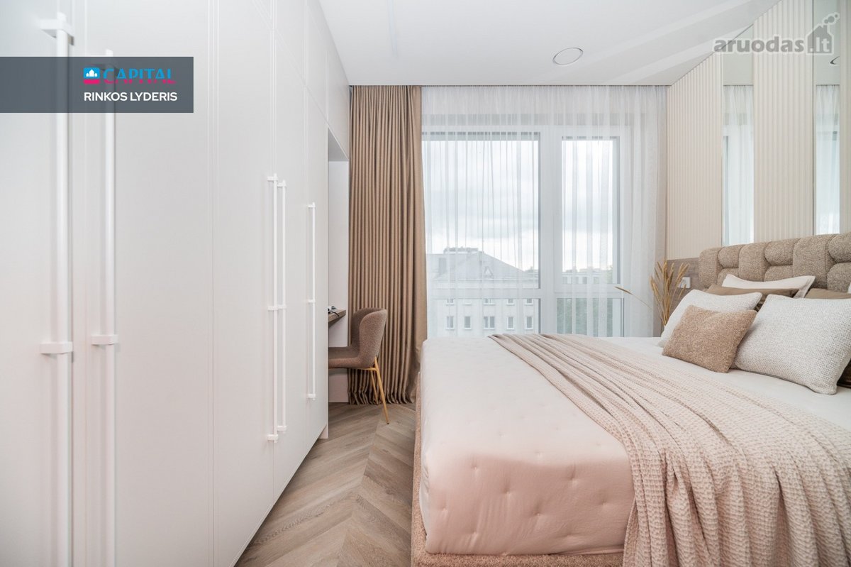 Nuomojamas Modernus Ir Šviesus 3 Kambarių - nuotraukos Nr. 11