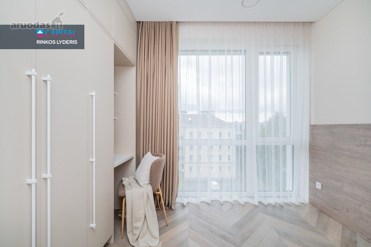 Nuomojamas Modernus Ir Šviesus 3 Kambarių - nuotraukos Nr. 12