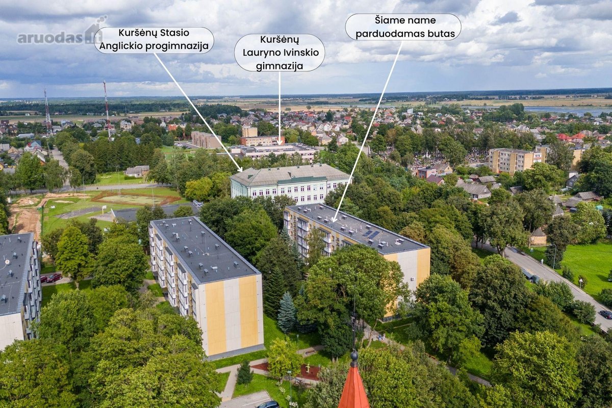 Parduodamas erdvus ir šviesus 3 kambarių - nuotraukos Nr. 27