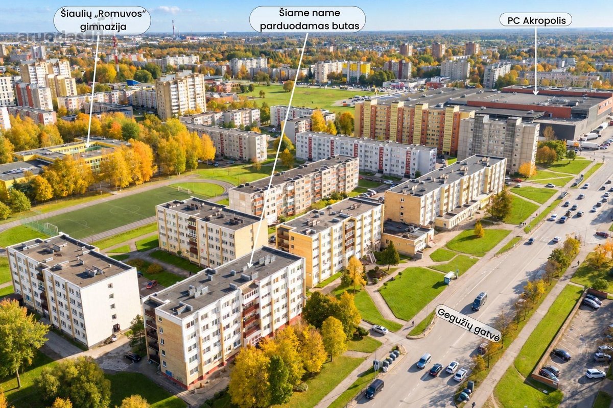 Parduodamas 1 kambario butas bendrabučio tipo - nuotraukos Nr. 3