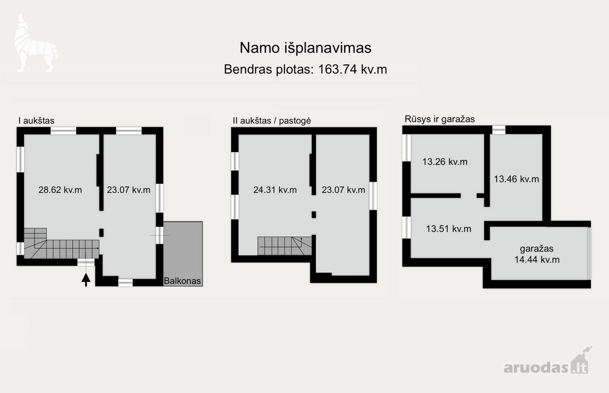 Rastinėnuose parduodamas individualus namas – - nuotraukos Nr. 20