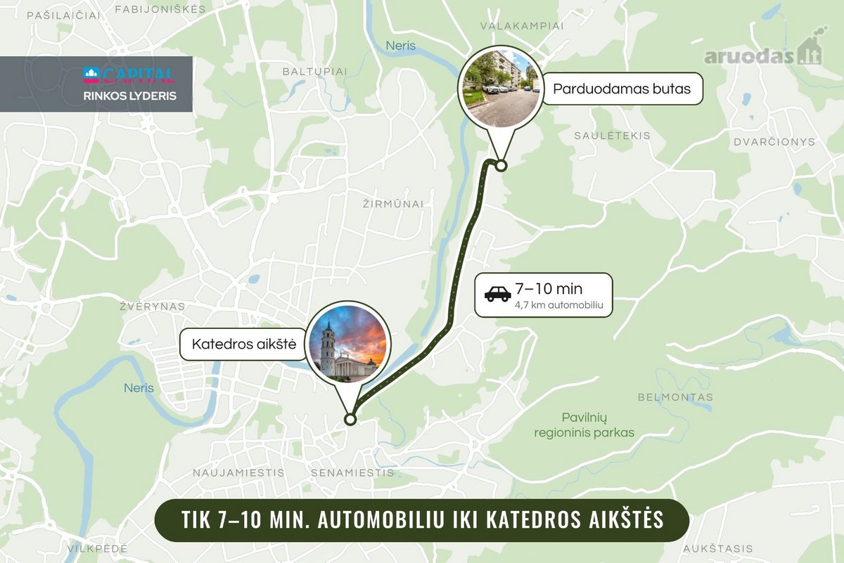 Parduodamas Šviesus Ir Pilnai Įrengtas Dviejų - nuotraukos Nr. 22