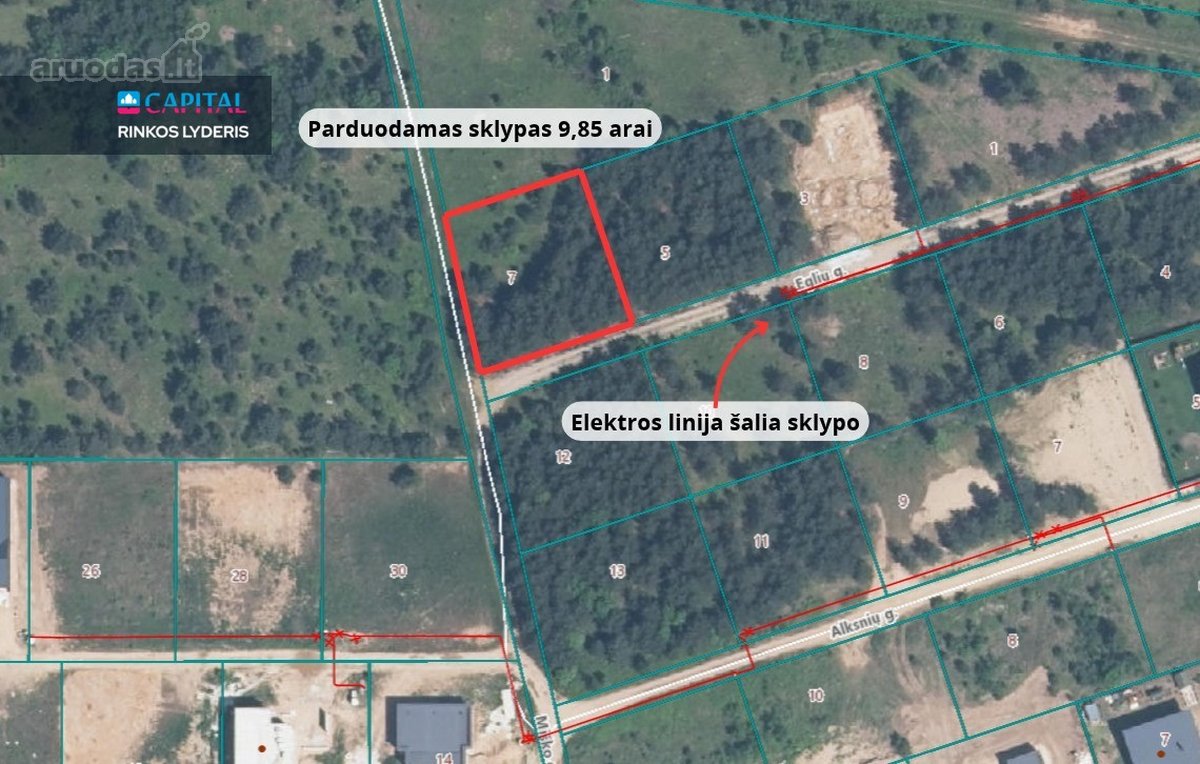 Užukampio kaime parduodamas 9,85 a sklypas. - nuotraukos Nr. 5
