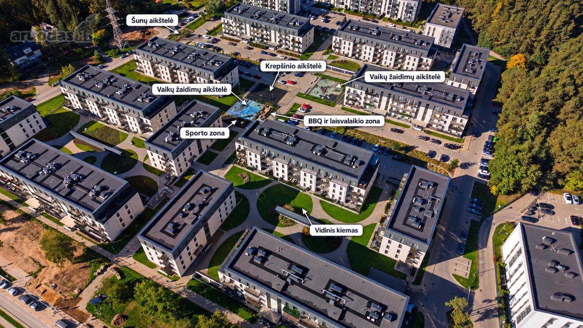 Jaukus 2 Kambarių Butas Su Terasa „Lazdynėlių - nuotraukos Nr. 31