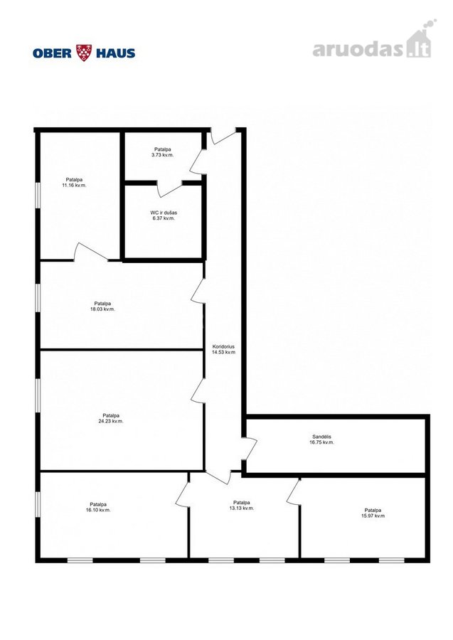 140 m² biuro patalpų nuoma su sandėliuku – - nuotraukos Nr. 3