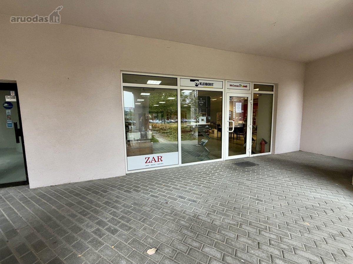 Komercinės patalpos šalia pagrindinės gatvės - nuotraukos Nr. 8