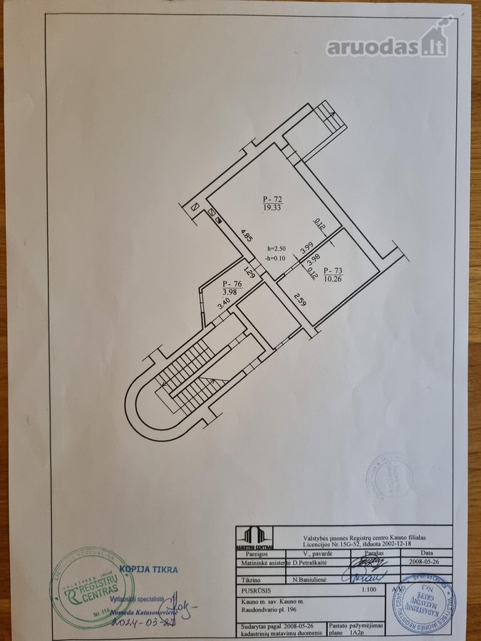 Parduodamas erdvus dviejų lygių butas - nuotraukos Nr. 32