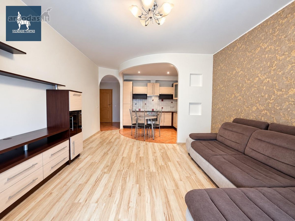 Nuomojamas šviesus ir tvarkingas 60 m² butas - nuotraukos Nr. 2