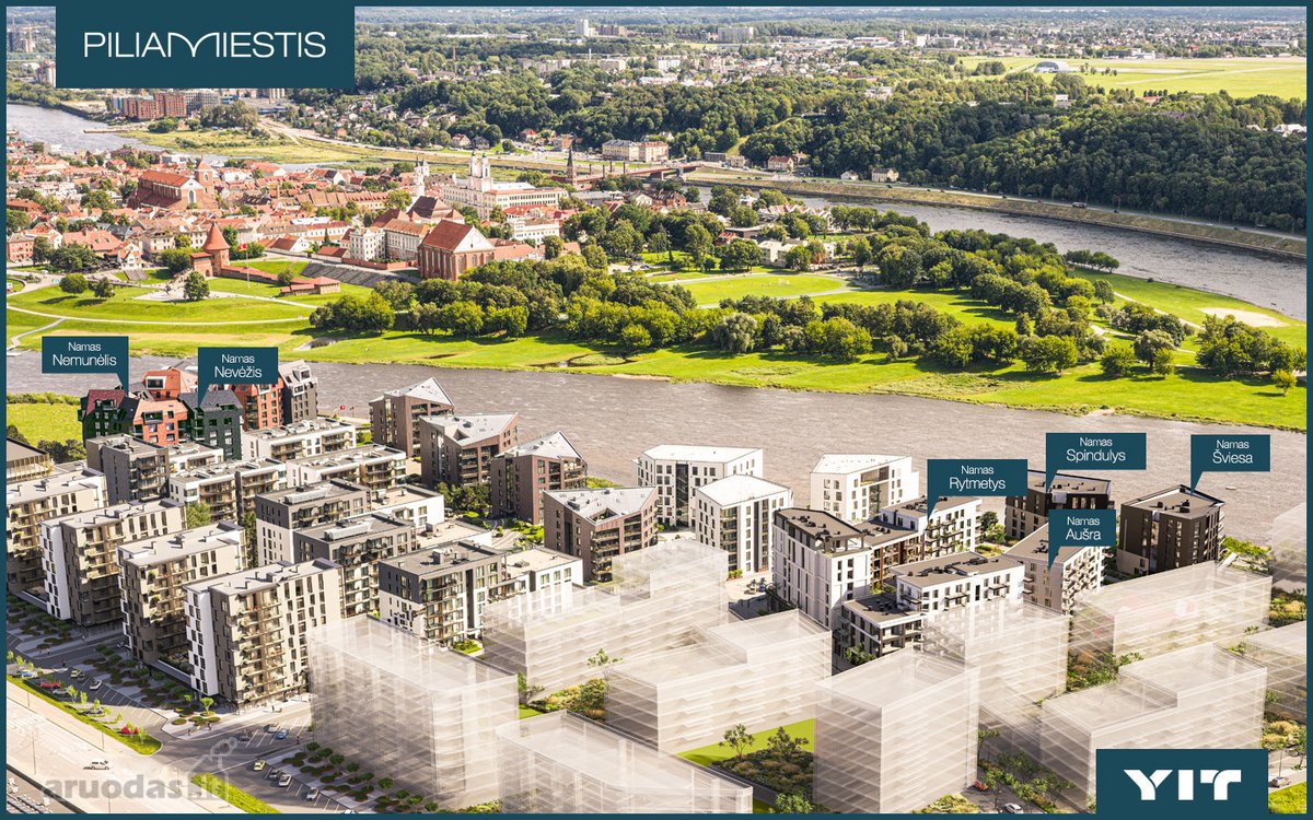 Parduodamas erdvus 2 kambarių butas "Aušros" - nuotraukos Nr. 8