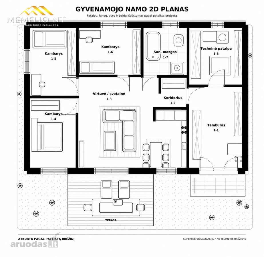 Parduodamas Sublokuotas Namas Mazūriškėse.  - nuotraukos Nr. 6