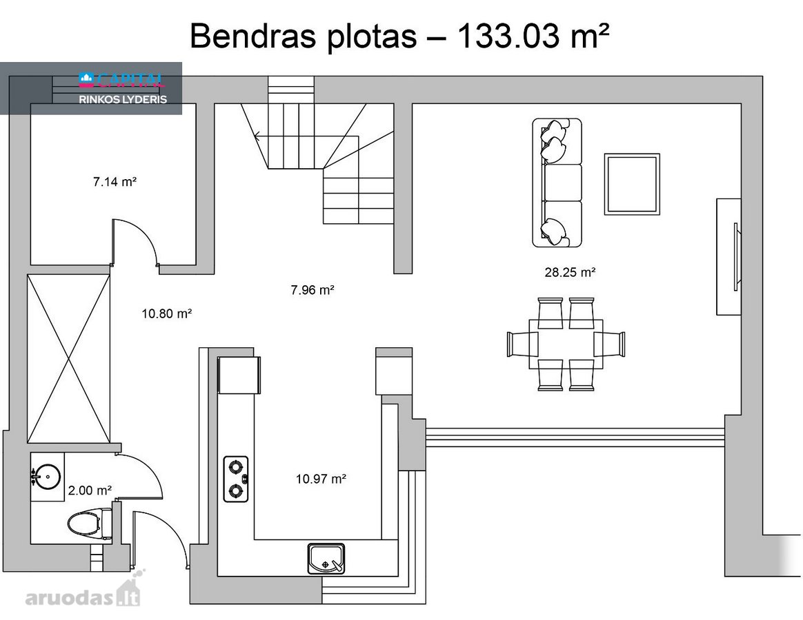 Parduodamas 133.03 m² namas su 2,58 arų žemės - nuotraukos Nr. 26