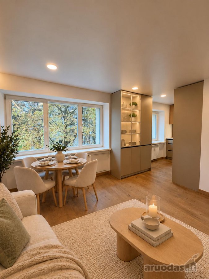 Jaukus 2 kambarių, 50 m² butas po kapitalinio - nuotraukos Nr. 2
