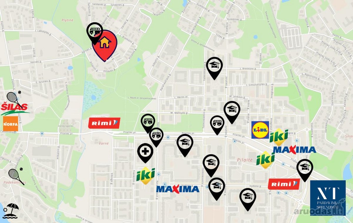 Parduodamas 83.77 kv.m. kotedžas su erdviu - nuotraukos Nr. 39